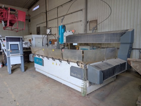 Flow #Mach-300, 5-Axis Waterjet, 5' x 10', 60,000 PSI, Intensifier Pump, 2019 - Image 1