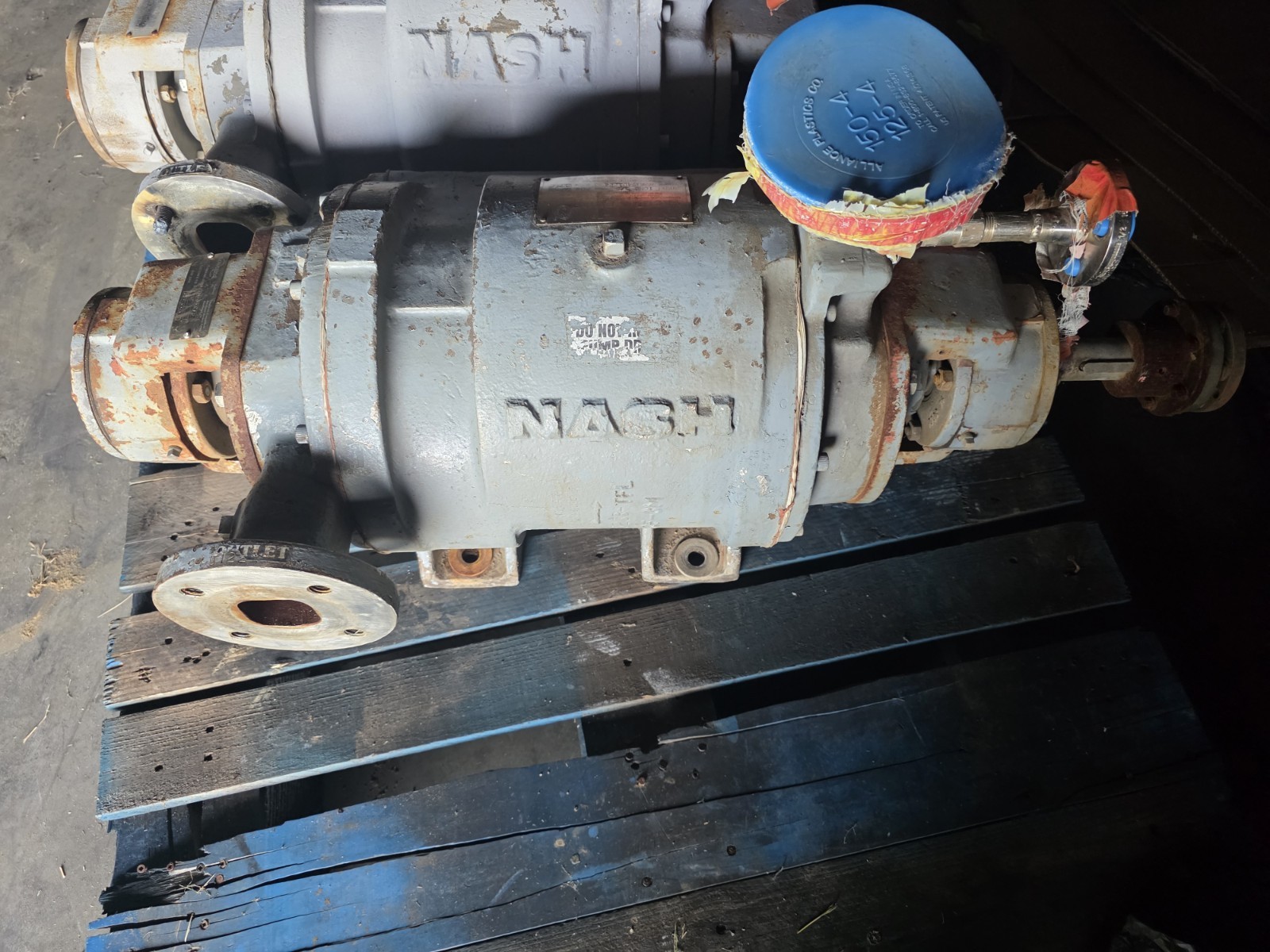 Nash #TCM2SS, Liquid Ring Vacuum Pump, horizontal-process duty - Image 1