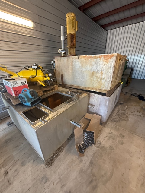Stainless Steel wash Tanks W/ Stainless Steel New Gusher Pumps (3 available) - Image 1