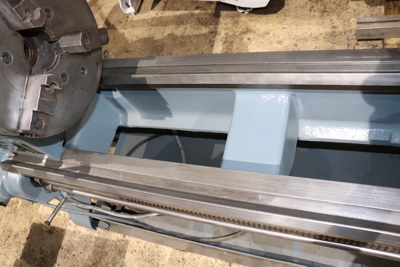 25" x 96" LeBlond #Super-Regal, Lathe, 3 & 4 Jaw Chucks, Steady Rest, 1.75" bore, 15-350 RPM, tailstock, 5 HP - Image 10