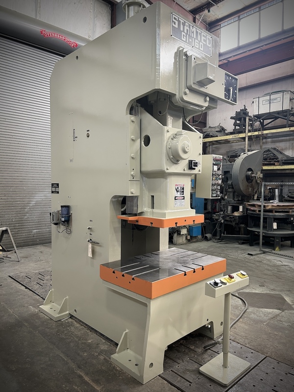 176 Ton, Stamtec #G1-160, obi back gear press, 49x30" bed, 7.9" stroke, 3.9" adj., 25.8" between housing - Image 3