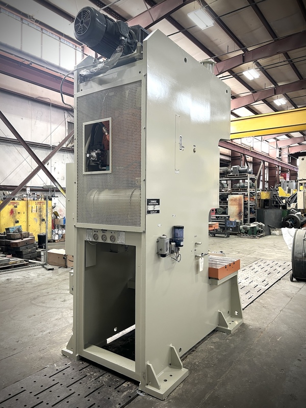 176 Ton, Stamtec #G1-160, obi back gear press, 49x30" bed, 7.9" stroke, 3.9" adj., 25.8" between housing - Image 7