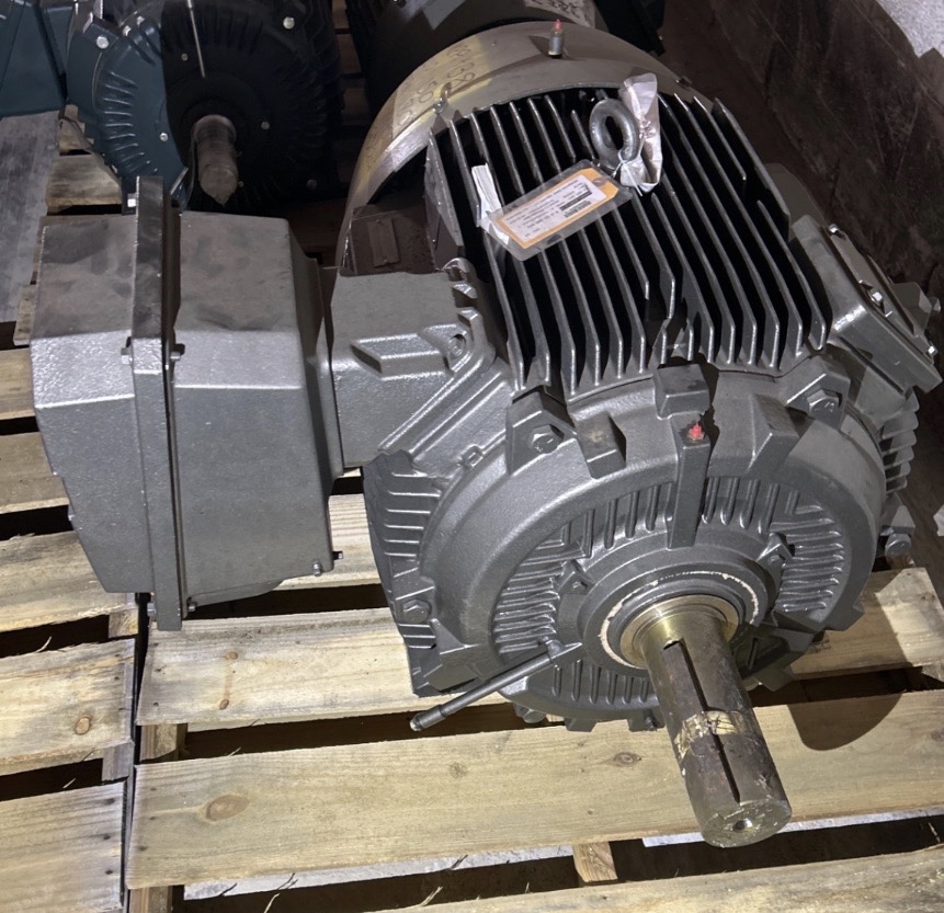 150 HP 1800 RPM ABB, Frame R445T, TEFC, BB, 1.15 service factor, 460 Volts, New Surplus - Image 2