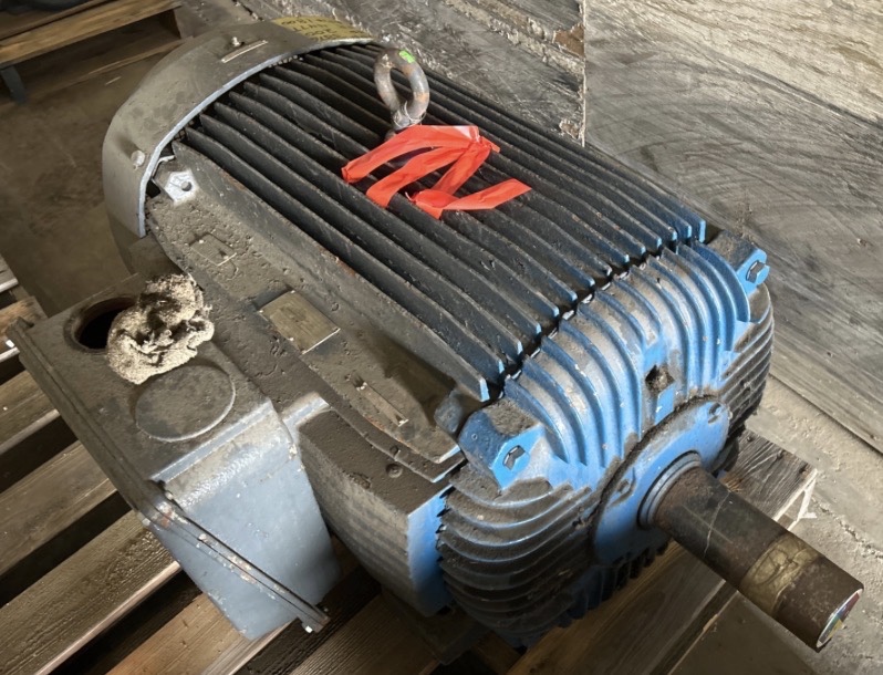 200 HP 1800 RPM Frame 447T, TEFC, Roller, 460 Volts, Offered electrically OK or Rebuilt with Warranty - Image 2