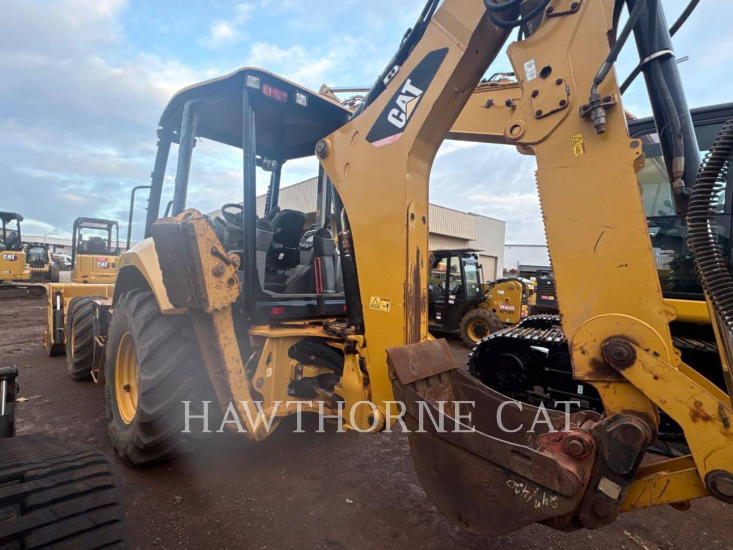 Cat 420F2ST, Backhoe Loader, 1029 hours, S/N: HWC03546, 2018 - Image 3