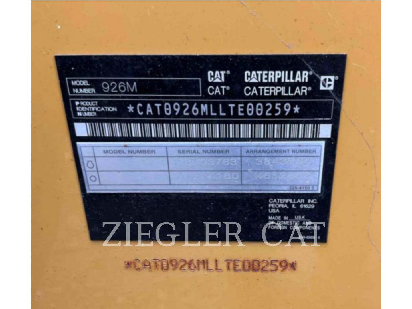 Cat 926M, Wheel Loader, 2361 hours, S/N: LTE00259, 2015 - Image 6