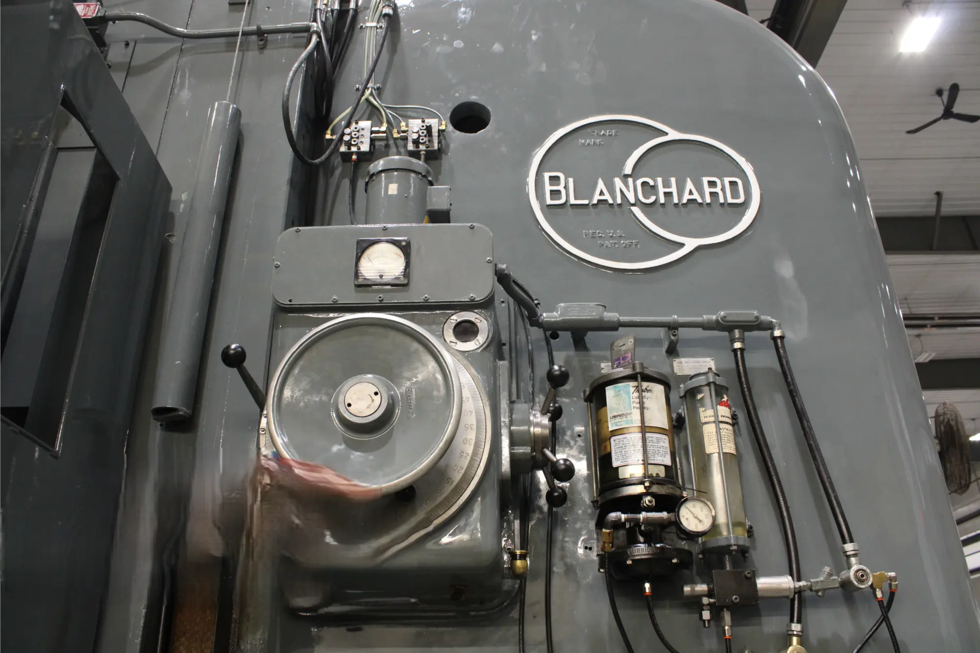 Blanchard #54-100, CNC rotary surface grinder, 130" sw, 100" chuck, 54" wheel diameter, 125 HP - Image 6