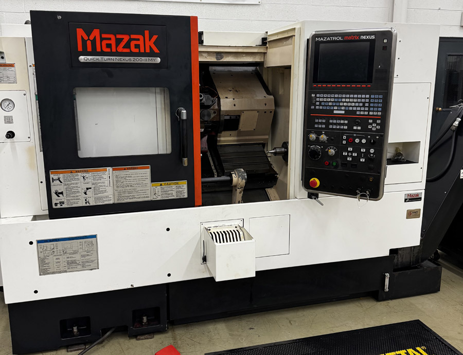 Mazak #QTN-200MY-II, Mazatrol Matrix Nexus Control, 26.5" swing, 2.6" bar, automatic tool eye, 2011 - Image 1
