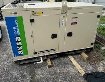 30 KW AKSA Power #PSI UL NG30, Natural gas generator set, 120/208 Volts, 3-phase, S/N: 24M0147192, 2023 - Image 1