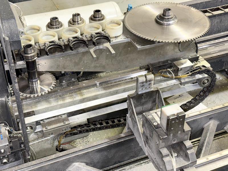 Elumatec #SBZ-150, CNC profile machining center, 15.75" saw blade, 5-axis, 24000 RPM, 8-tool changer, 2015 - Image 8