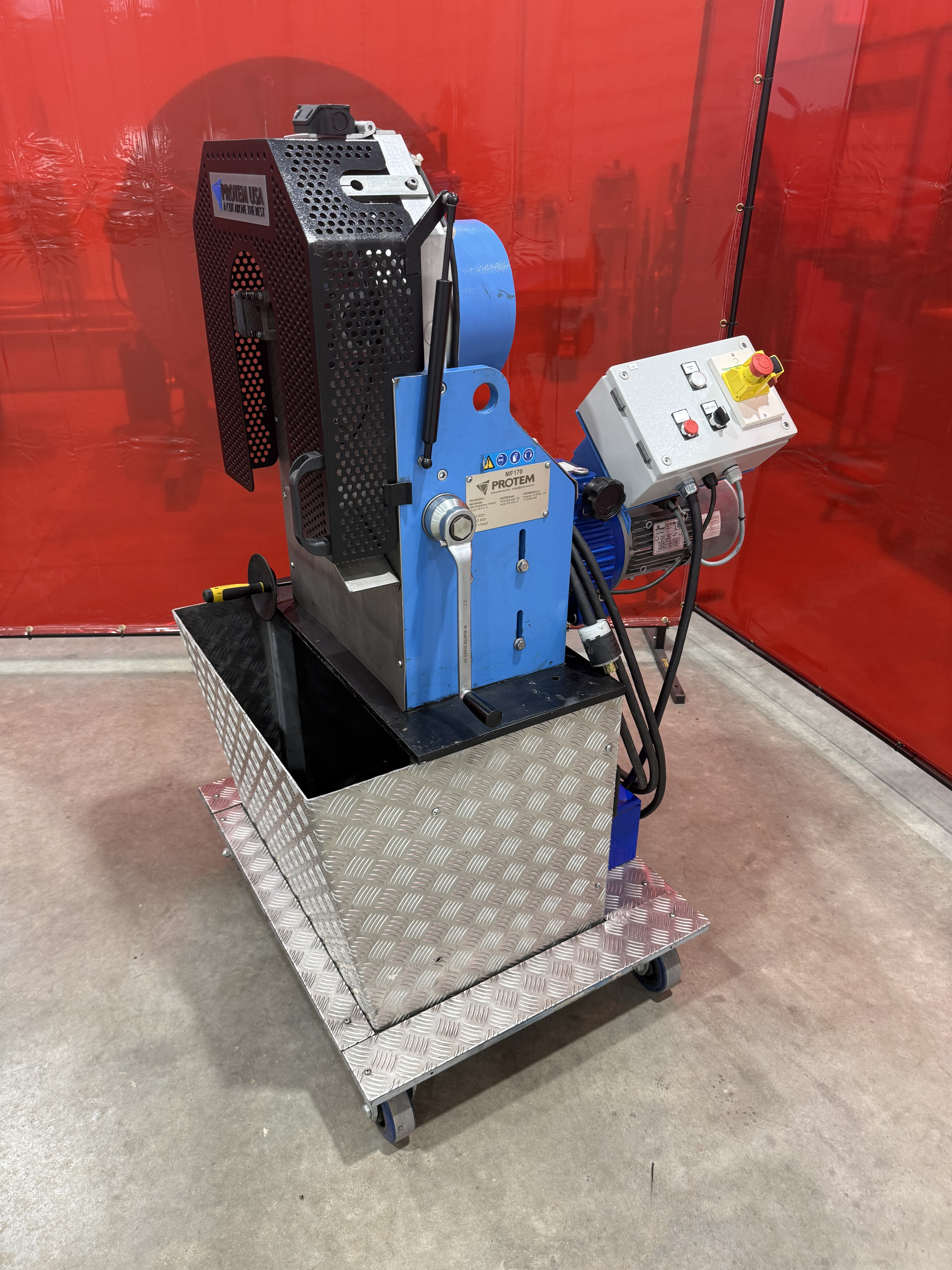 1/2" - 6" Protem #MF-170, Pipe Beveling Machine, excellent condition - Image 2