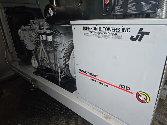 100 KW Detroit Diesel Spectrum, Diesel Generator, 60 HP, 3ph, Enclosed, 300 hours - Image 10