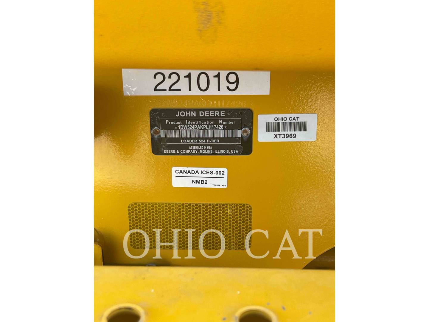 Deere & Co. 524P, Wheel Loader, 664 hours, S/N: PLH17426, 2022 - Image 6