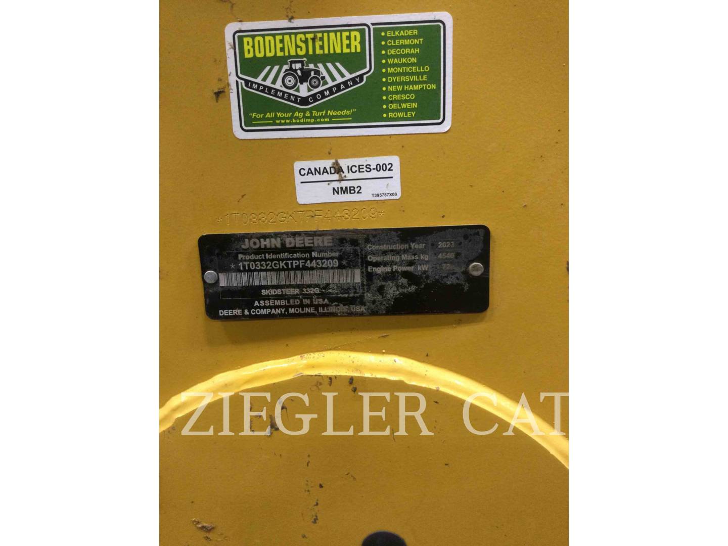 Deere & Co. 332G, Skid Steer Loader, 1578 hours, S/N: 1T0332GKTPF443209, 2023 - Image 6