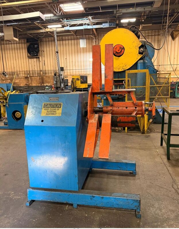 2500 lb. Jaybird Automation #CRM251260, vari-speed motorized coil reel, 12" width, 60" outside dimensions - Image 3