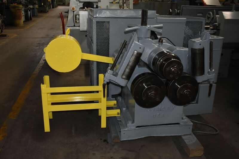 3" x 3" x 3/8" Buffalo #1, vertical angle bending roll, 10 HP, 40 FPM, extra rolls - Image 2