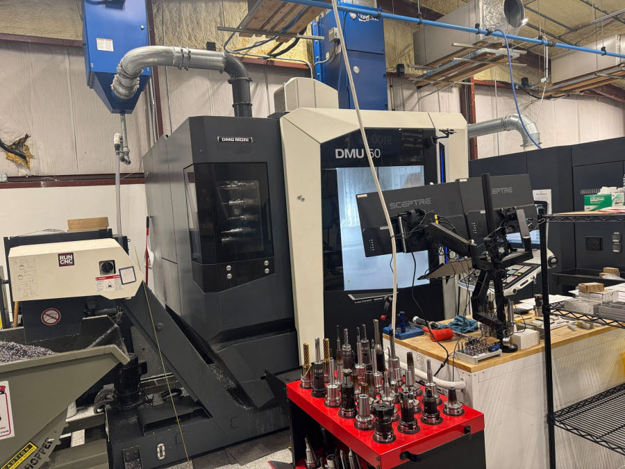 DMG, Mori #DMU-50, 5-Axis CNC vertical machining center, Siemens 840D, 20000 RPM, 32 automatic tool changer - Image 1