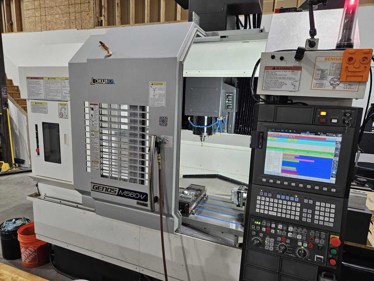 Okuma #Genos-M560-V, Vertical Machining Center, 41.3" X, 22" Y, 18.1" Z, 30 HP, 15000 RPM, 32 automatic tool - Image 1