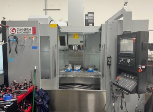 Ganesh #VFM-4024, Vertical Machining Center, 40" X, 24" Y, 22" Z, 30 HP, 12,000 RPM, 30 automatic tool - Image 1