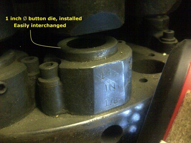1-1/4" Wiedemann #R-2, manual turret punch, 12-station indexing, 12" throat, 15000 lb. force, 7 punch holders - Image 4