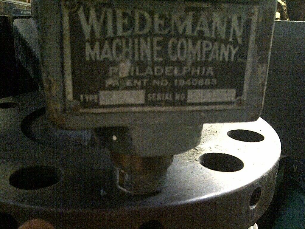 1-1/4" Wiedemann #R-2, manual turret punch, 12-station indexing, 12" throat, 15000 lb. force, 7 punch holders - Image 8