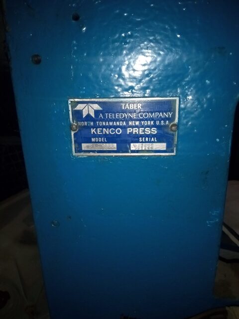 5 Ton, Kenco / Teledyne #5-7-100, bench top mechanical punch press, fully enclosed safety design - Image 2