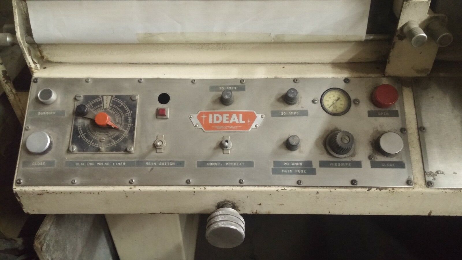 Ideal, L bar sealer, 115 V., 15 amps, 100 psi air pressure - Image 4