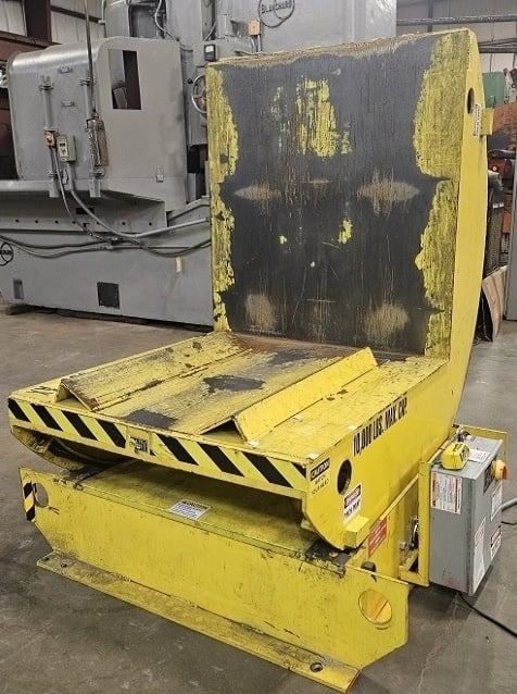 10000 lb. Gary Machinery, mechanical coil up-ender, 45" x 45" platform, 56" x 46" base, 2 HP, 230/460 V. - Image 1