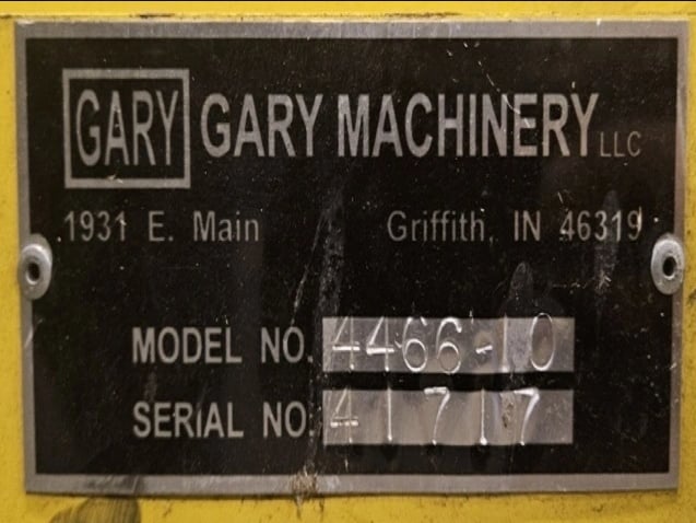 10000 lb. Gary Machinery, mechanical coil up-ender, 45" x 45" platform, 56" x 46" base, 2 HP, 230/460 V. - Image 2