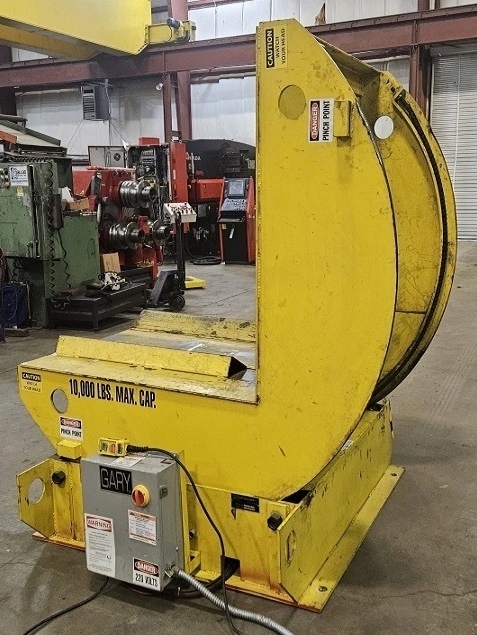 10000 lb. Gary Machinery, mechanical coil up-ender, 45" x 45" platform, 56" x 46" base, 2 HP, 230/460 V. - Image 3