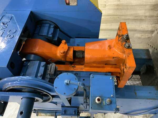 60 Ton, Federal #60, OBI flywheel press, 6" stroke, 15" Shut Height, 90 SPM, 7.5 HP, air clutch & brake, 1981 - Image 2