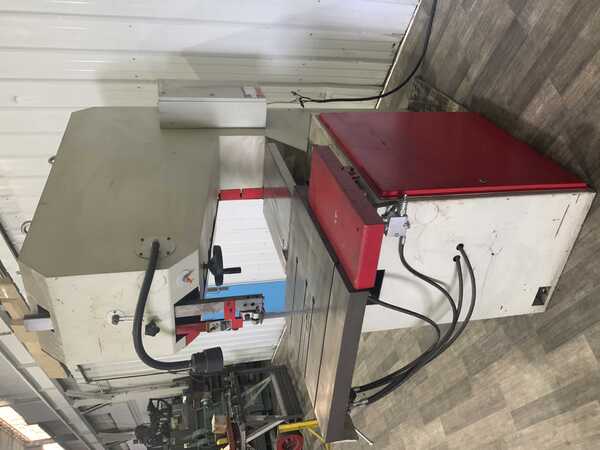 41" x 13" Dake Johnson #VH-40, vertical band saw, table feed, 10" stroke, 3 HP, blade grinder, 1994 - Image 3