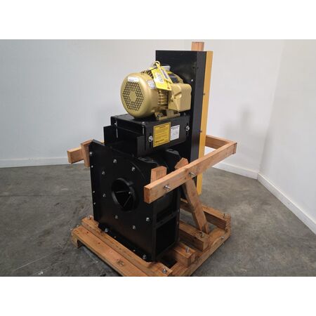 2000 cfm @ 10 S.P., Chicago Blower #9LS, Size 9 radial blade industrial centrifugal SQI fan, Carbon Steel - Image 3