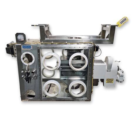 Vector Colton #542, Stainless Steel granulator centrifugal sifter, 1 HP, 9.5" inlet w/ rotary dump valve, 10" - Image 1