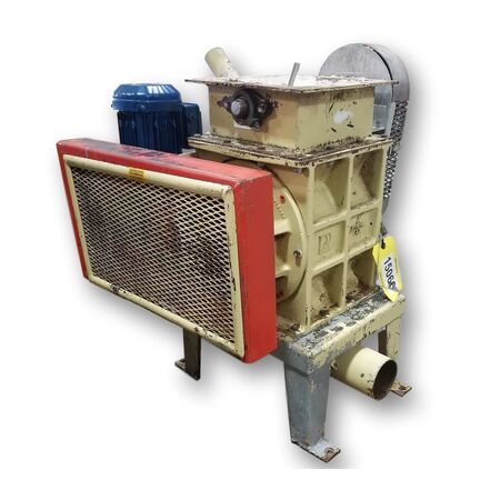 10" Premier Pneumatics, rotary valve airlock, Carbon Steel construction, 4" pneumatic conveying adapter - Image 1