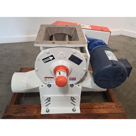 8" Kice #VJ-10X8X8, rotary airlock valve, cast iron square body, 20.61 RPM, 1/3 cu.ft./rev., 3/4 HP - Image 2