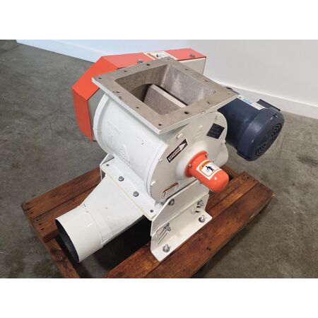 8" Kice #VJ-10X8X8, rotary airlock valve, cast iron square body, 20.61 RPM, 1/3 cu.ft./rev., 3/4 HP - Image 3