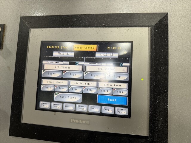 Global Cutting Systems #GCS-DD220, Dual Disc Direct Drive Pulverizer, 60 HP Motors w/ VFD, PLC, Classifier - Image 3