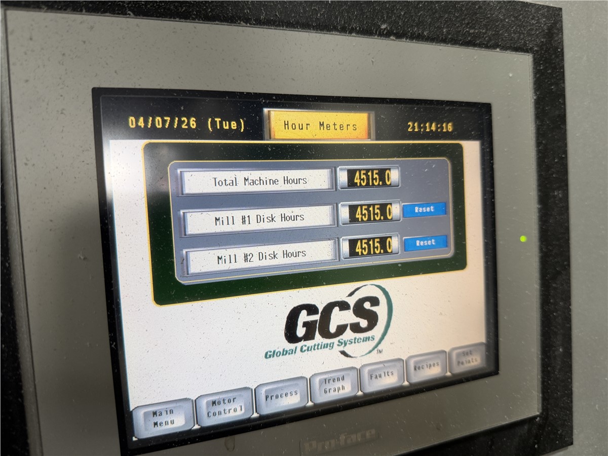 Global Cutting Systems #GCS-DD220, Dual Disc Direct Drive Pulverizer, 60 HP Motors w/ VFD, PLC, Classifier - Image 10