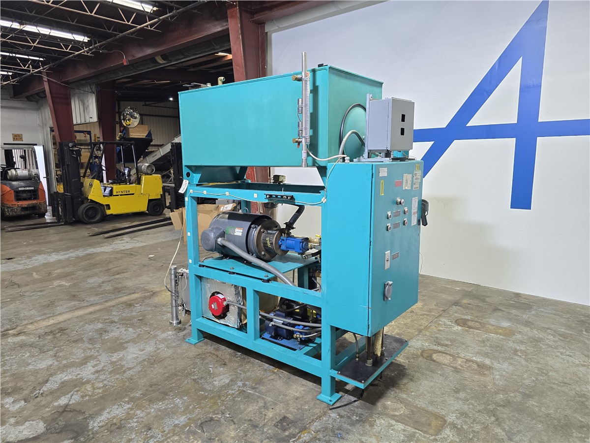 40 HP Hydraulic Power Unit, IMO Pump, 3.7 GPM, 180 Gal. Tank, 6kW Chromalox Immersion Heater, 5 Inline Filters - Image 1