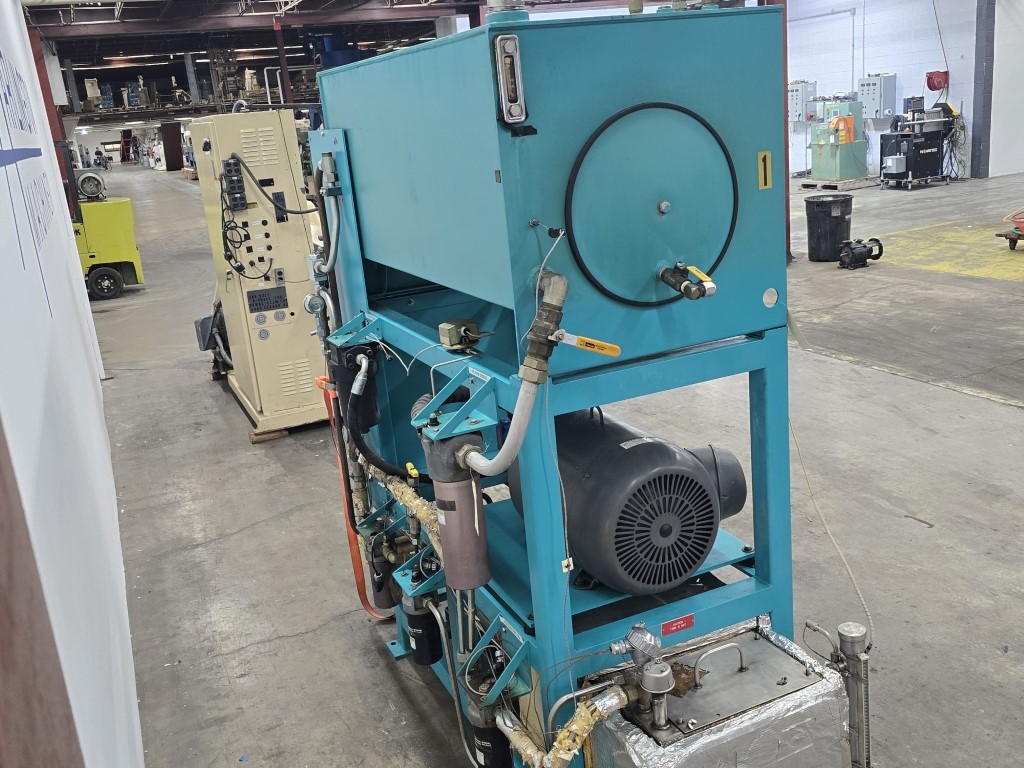 40 HP Hydraulic Power Unit, IMO Pump, 3.7 GPM, 180 Gal. Tank, 6kW Chromalox Immersion Heater, 5 Inline Filters - Image 4