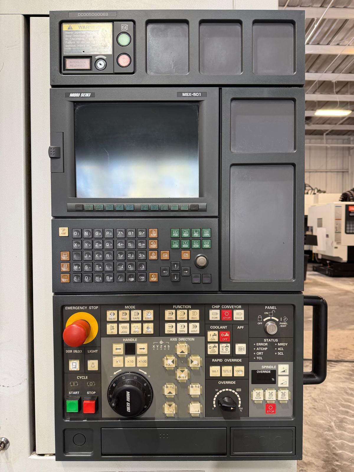 Mori Seiki #Duracenter-5, CNC vertical machining center, 20 side mount tool changer, 31.5" X, 20.1" Y, 20.1" - Image 4