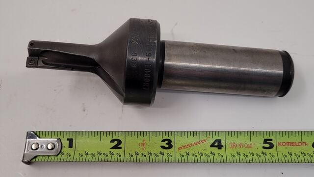 Seco Carboloy #SD52-0594-119-1000R743, PerfoMax indexable drill, .594" cut diameter, 1" shank, 4.621" OAL - Image 1