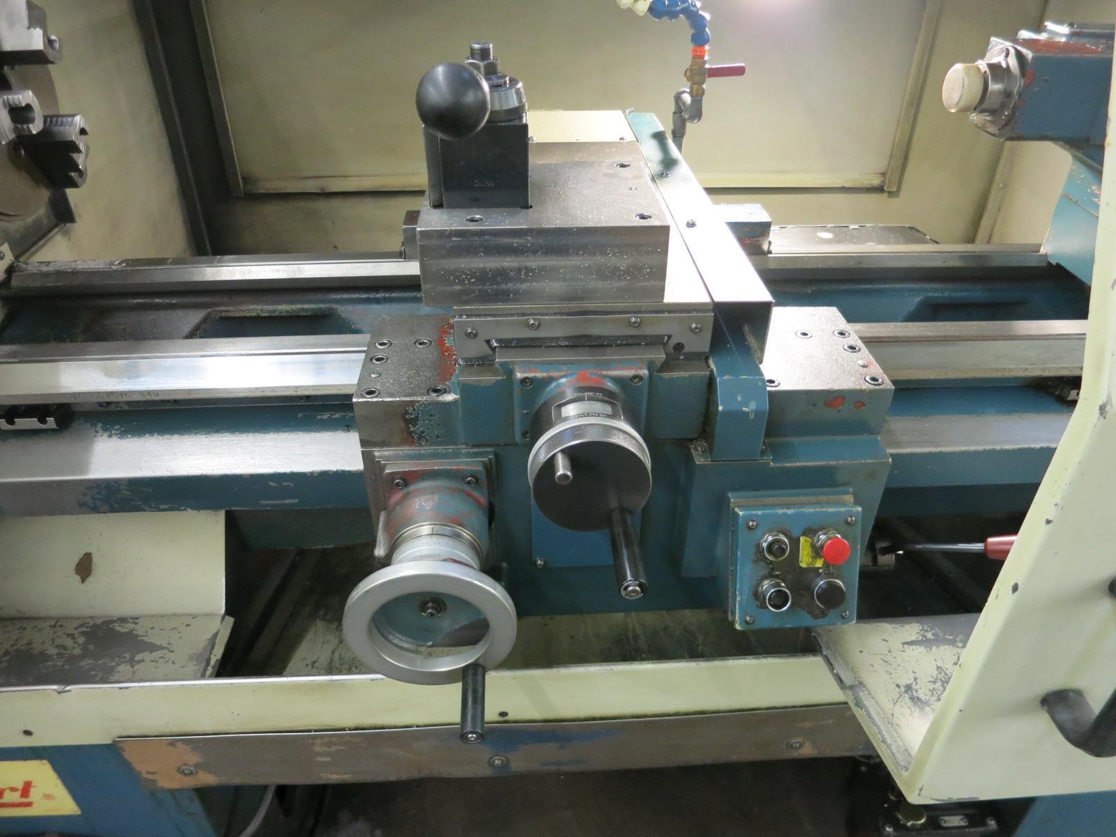Bridgeport Romi #EZ-Path-II, CNC lathe, 20" swing, 10" chuck, 3-jaw, 40" centers, 10 HP, 3500 RPM, Bridgeport - Image 8