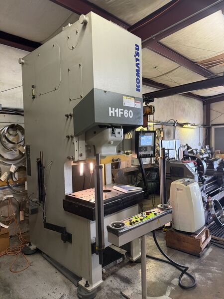 66 Ton, Komatsu #H1F60, Servo-Driven Gap Frame Press, 35" x 21" bed, 4.72" stroke, 11.8" shut height, 2.56" - Image 2