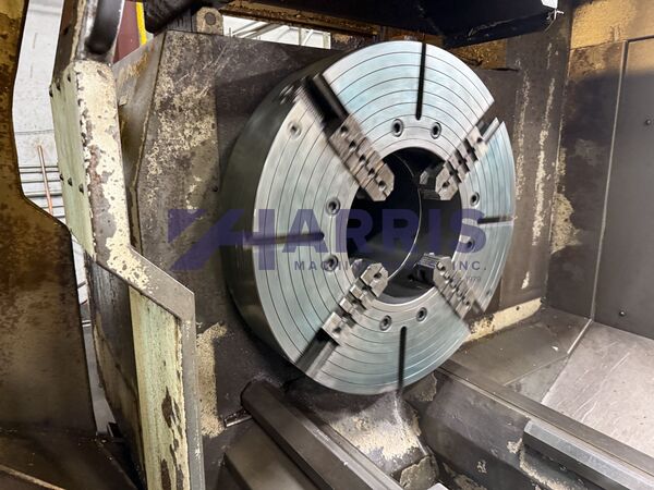 Weiler #E90/3, CNC Flatbed Lathe, 36" swing, 120" machining length, 32" 4-jaw chuck, 14" spindle bore, 60 HP - Image 7