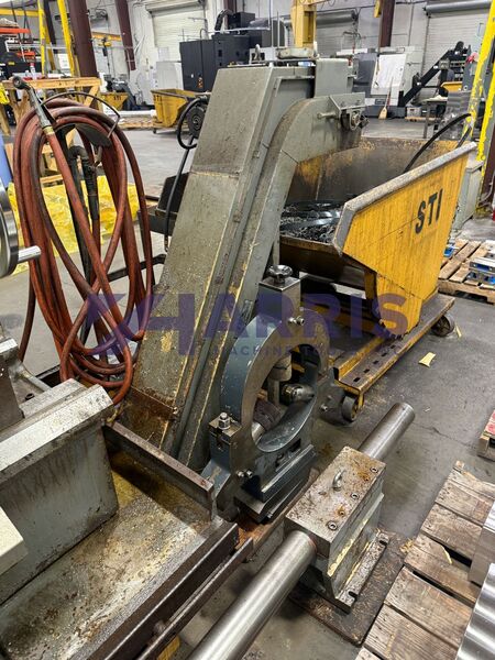 Weiler #E90/3, CNC Flatbed Lathe, 36" swing, 120" machining length, 32" 4-jaw chuck, 14" spindle bore, 60 HP - Image 9