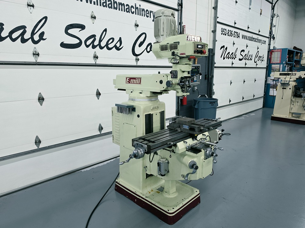 Acer #EVS-3VK, Vertical Turret Milling Machine, 10" x 50" table, 36.5" X, 17" Y, 19" vertical knee travel - Image 4