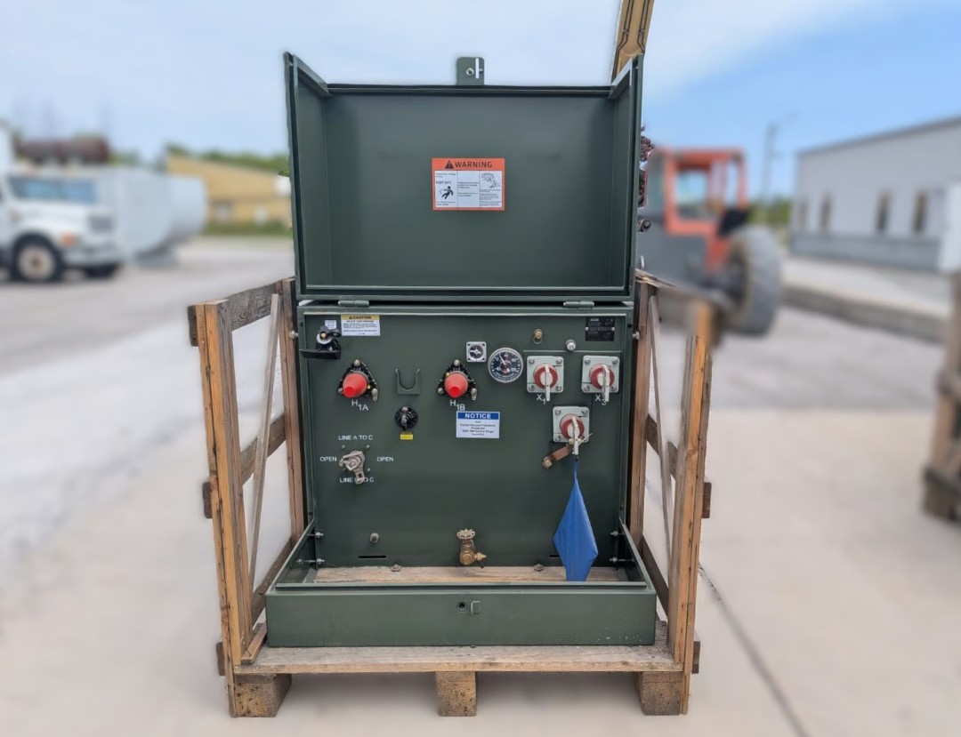 250 KVA 12470GY/7200 Primary, 240/120 Secondary, Giga Energy, Clam Shell Padmount Transformer, 1PH, 2024, (13 - Image 3