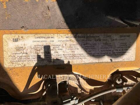 Cat 938GII, Wheel Loader, 14767 hours, S/N: CRD00285, 2003 - Image 8